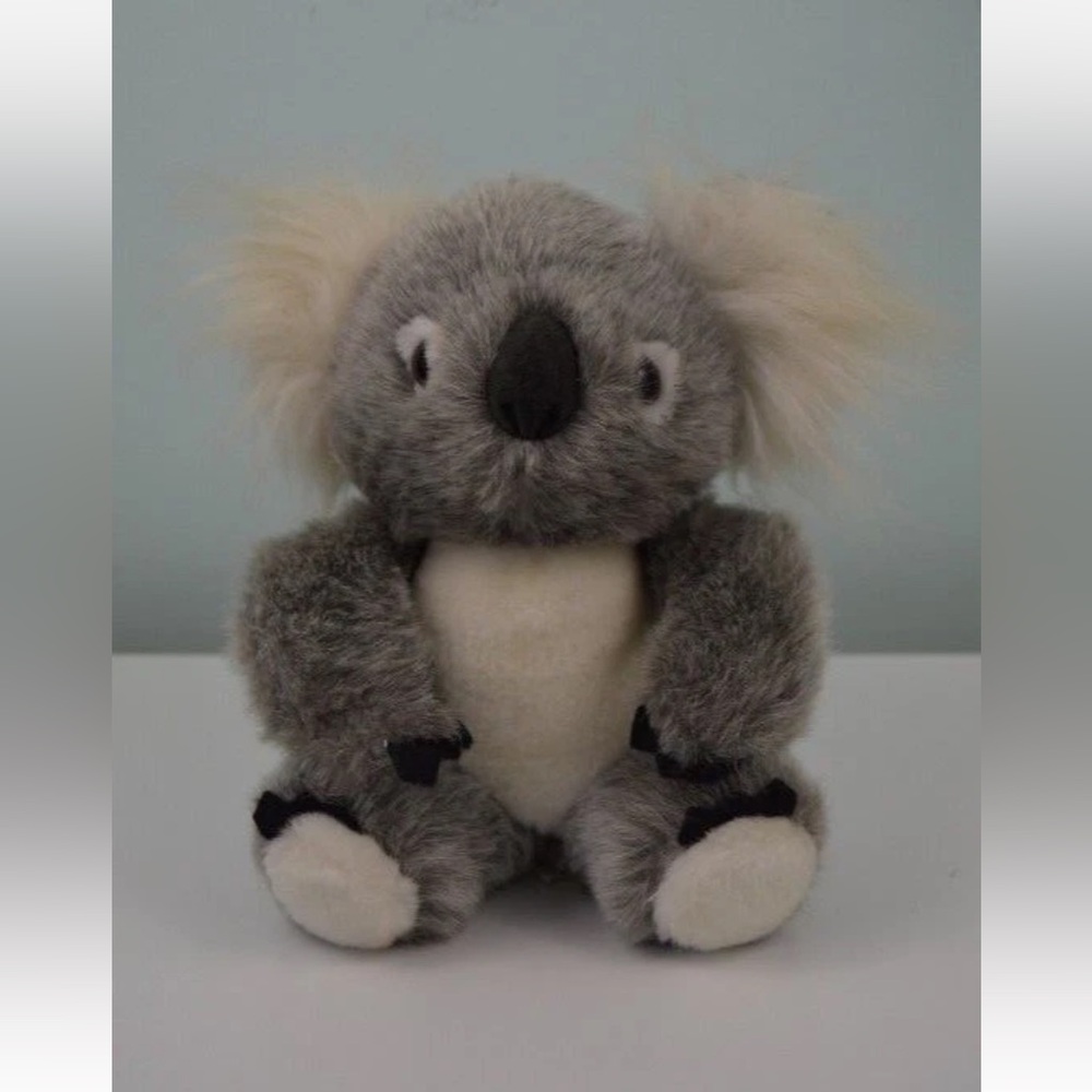 Randa Koala Bear Plush Stuffed Animal Toy Gray White Australia